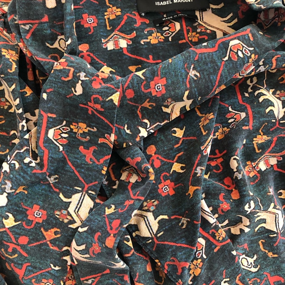 Isabel Marant Multicolor Patterned Top - image 3